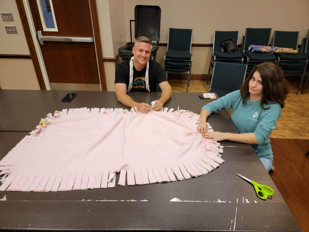 Baby Blanket making to help the Blue Star Mothers of Tampa Bay. The blankets will be brought to baby showers for Military members and Families.